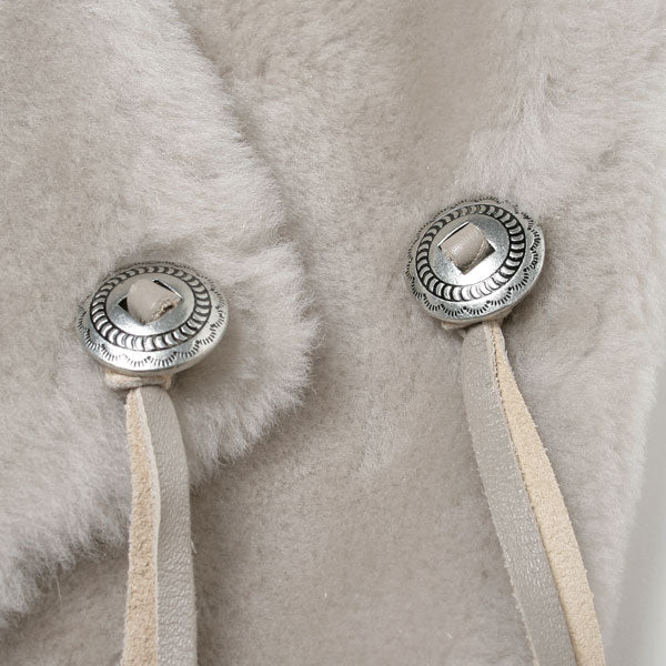 Mouton fur vest