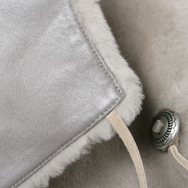 Mouton fur vest