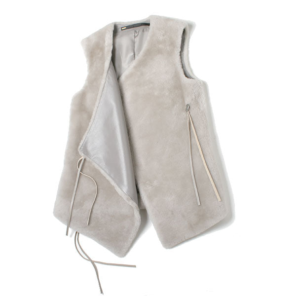 Mouton fur vest