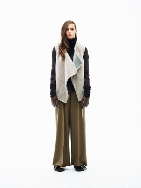 Mouton fur vest