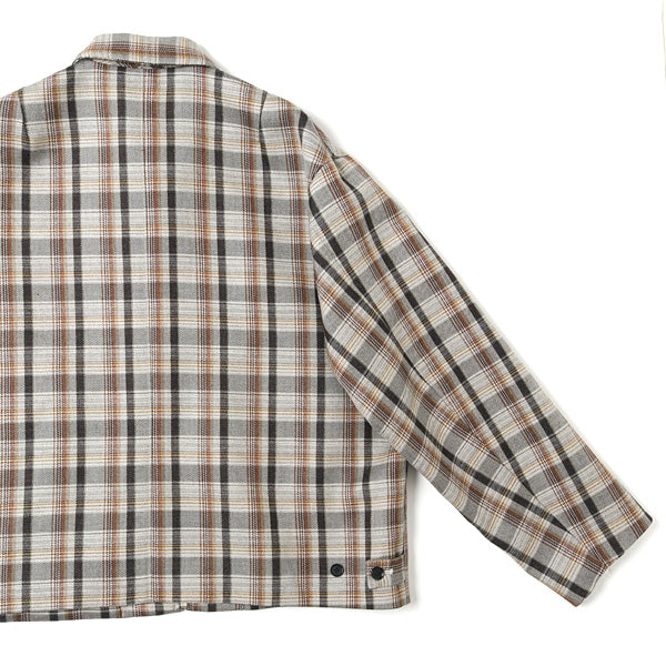 DOUBLE FACE CHECK ZIP BLOUSON