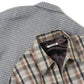 DOUBLE FACE CHECK ZIP BLOUSON