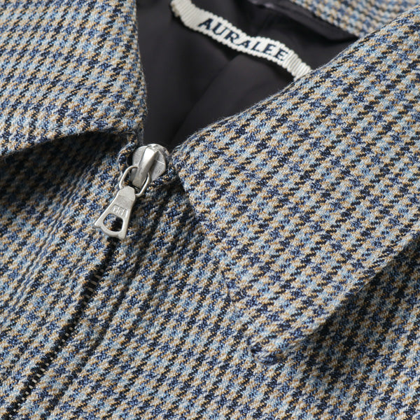 DOUBLE FACE CHECK ZIP BLOUSON