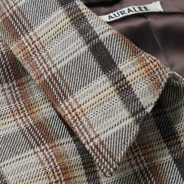 DOUBLE FACE CHECK ZIP BLOUSON