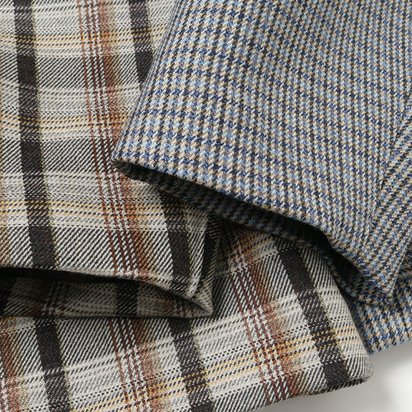 DOUBLE FACE CHECK ZIP BLOUSON
