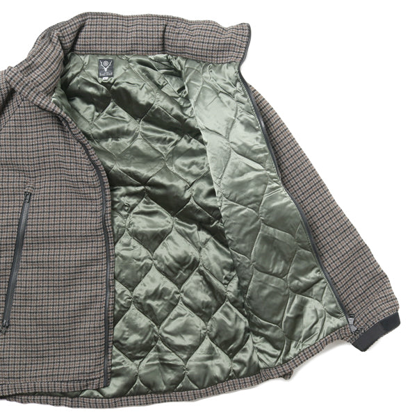 Weather Effect Jacket - Poly Gunclub Plaid