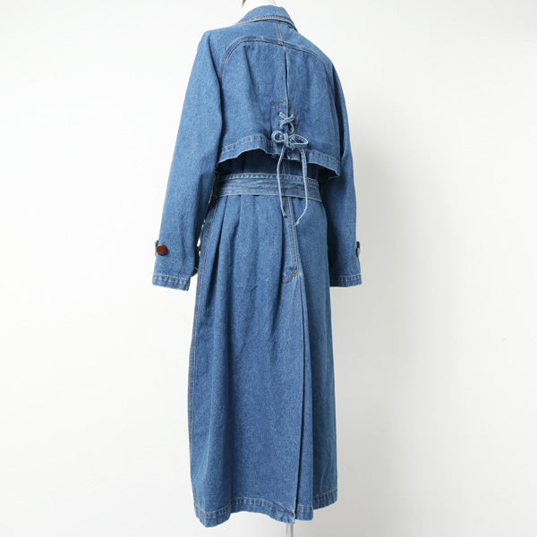 LINDEN DENIM TRENCH COAT