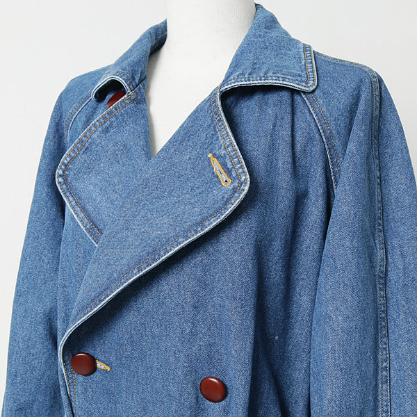 LINDEN DENIM TRENCH COAT