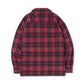 Open Collar Check Shirt