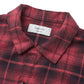 Open Collar Check Shirt
