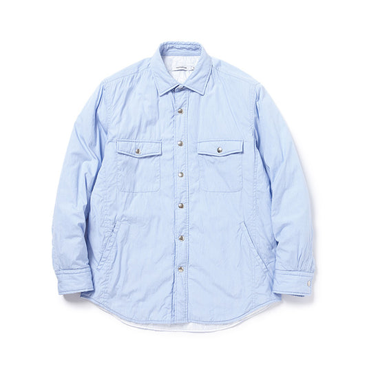 WORKER PUFF SHIRT JACKET COTTON TYPEWRITER