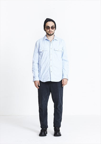 WORKER PUFF SHIRT JACKET COTTON TYPEWRITER