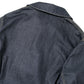 convex shape denim blouson