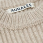 CASHMERE WOOL RIB KNIT BIG P/O