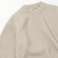 CASHMERE WOOL RIB KNIT BIG P/O