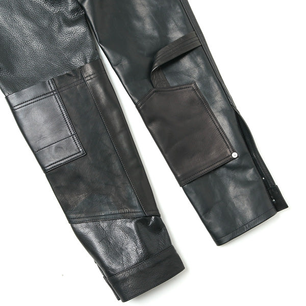 PUZZLE LEATHER PANTS