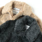 Vinyl Patch Fur Coat