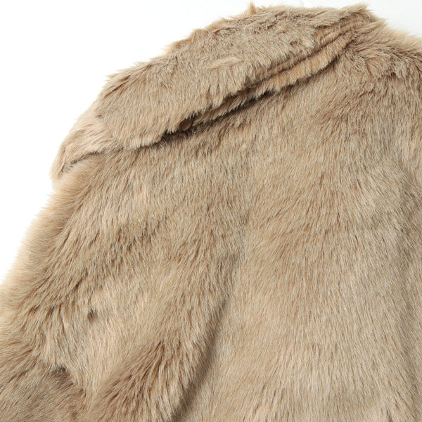 Vinyl Patch Fur Coat