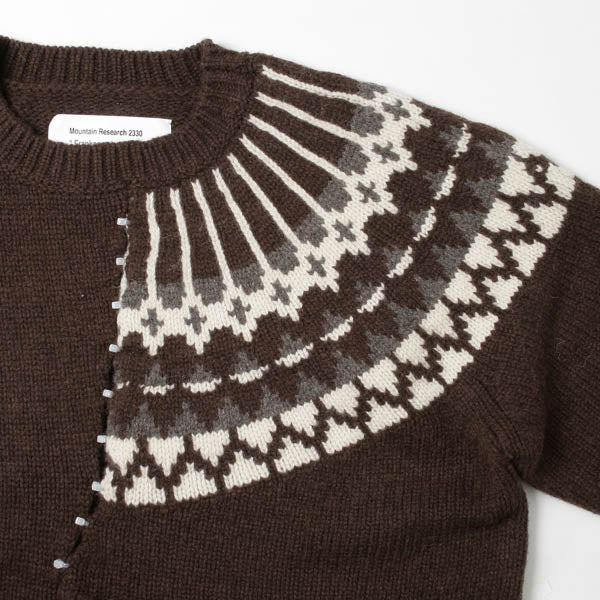 Frankenstein Sweater(BROWN)