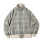 FIELDSMAN SHORT JACKET ORGANIC WOOL CHECK SERGE