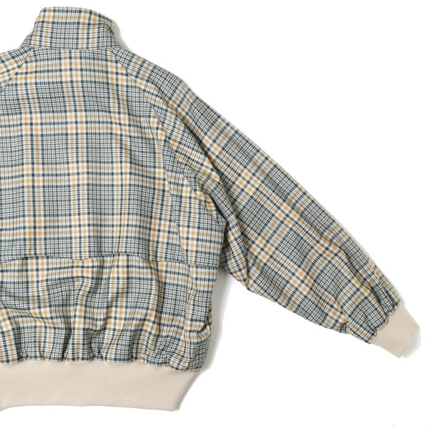 FIELDSMAN SHORT JACKET ORGANIC WOOL CHECK SERGE