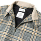 FIELDSMAN SHORT JACKET ORGANIC WOOL CHECK SERGE