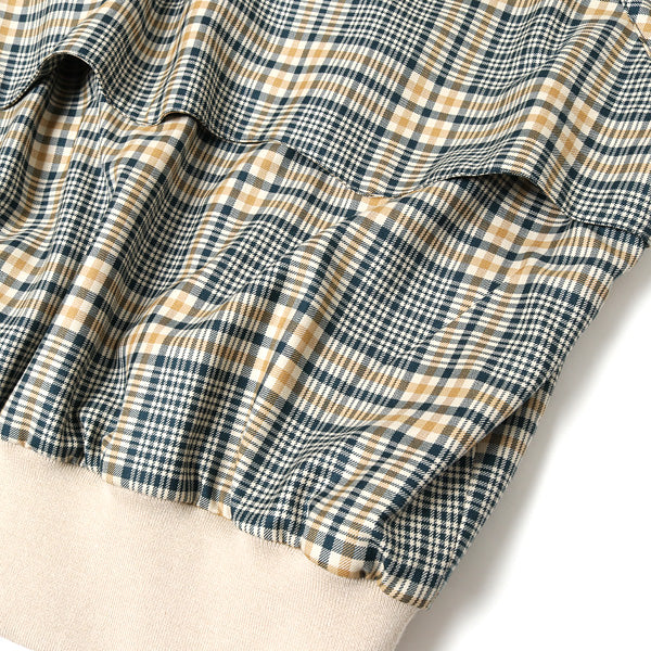 FIELDSMAN SHORT JACKET ORGANIC WOOL CHECK SERGE