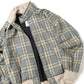 FIELDSMAN SHORT JACKET ORGANIC WOOL CHECK SERGE