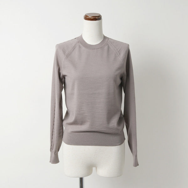 slit knitting pullover