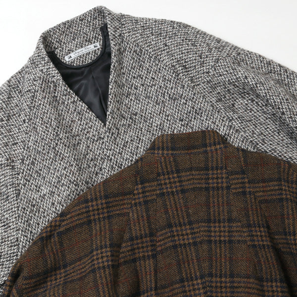 TWEED ORIENTAL WRAP COAT