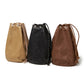 Waterproof Leather Drawstring Bag