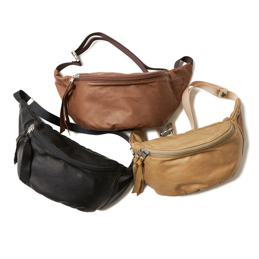 Waterproof Leather Waist Bag