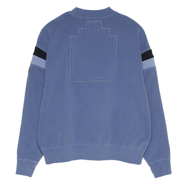 OVERDYE B.W RIB CREW NECK