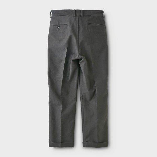 MOLESKIN 2TUCK TROUSERS