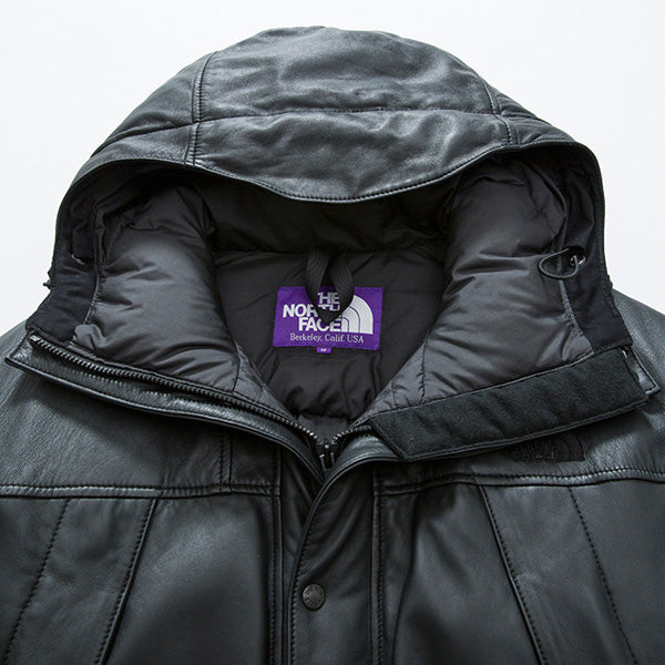 Mountain Down Leather Jacket (ND2868N) | THE NORTH FACE PURPLE ...