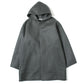 HEAVY MELTON HOODED COAT