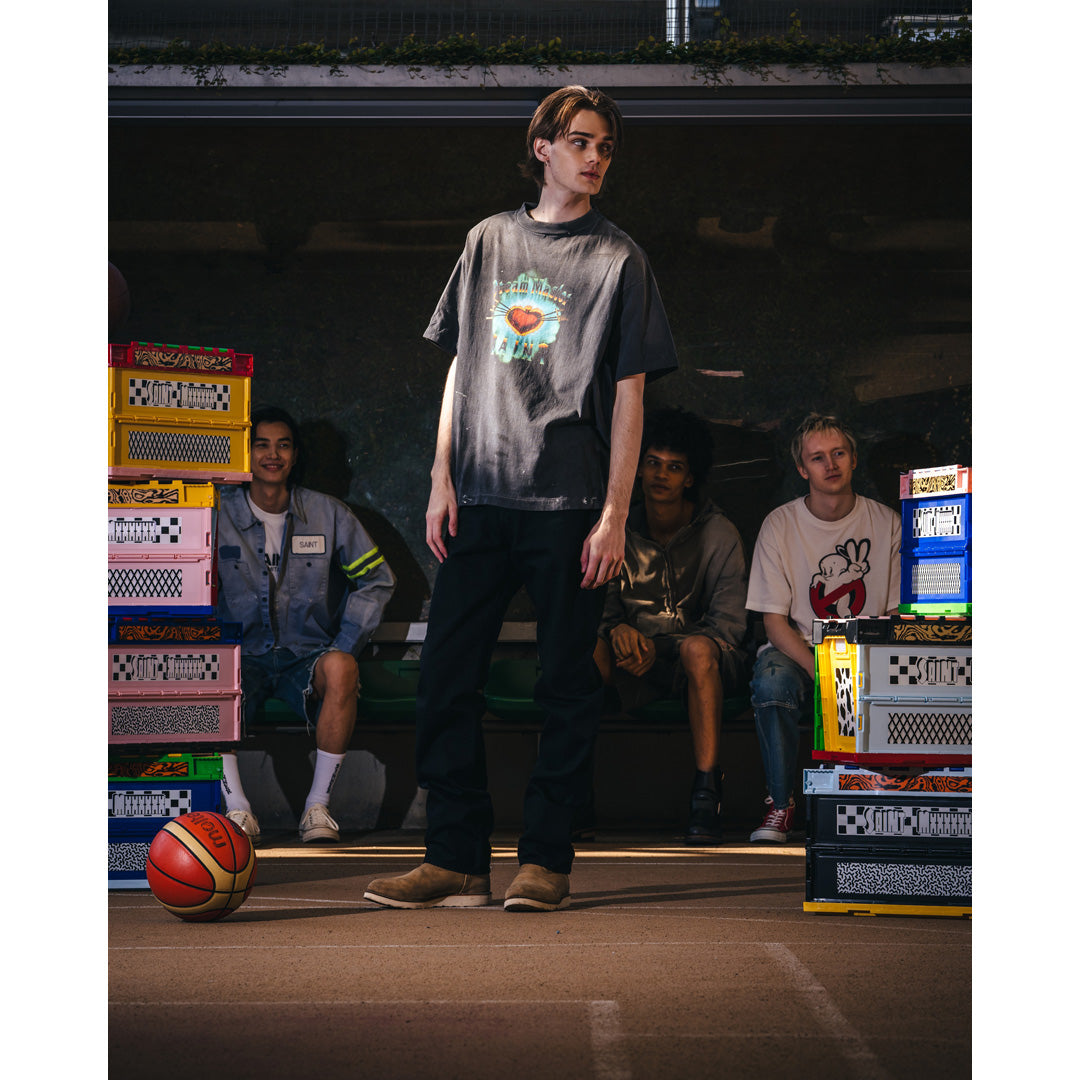 Saint Mxxxxxx S/S T-SHIRT HEART SM-MK8-0000-003 (SM-MK8-0000-003