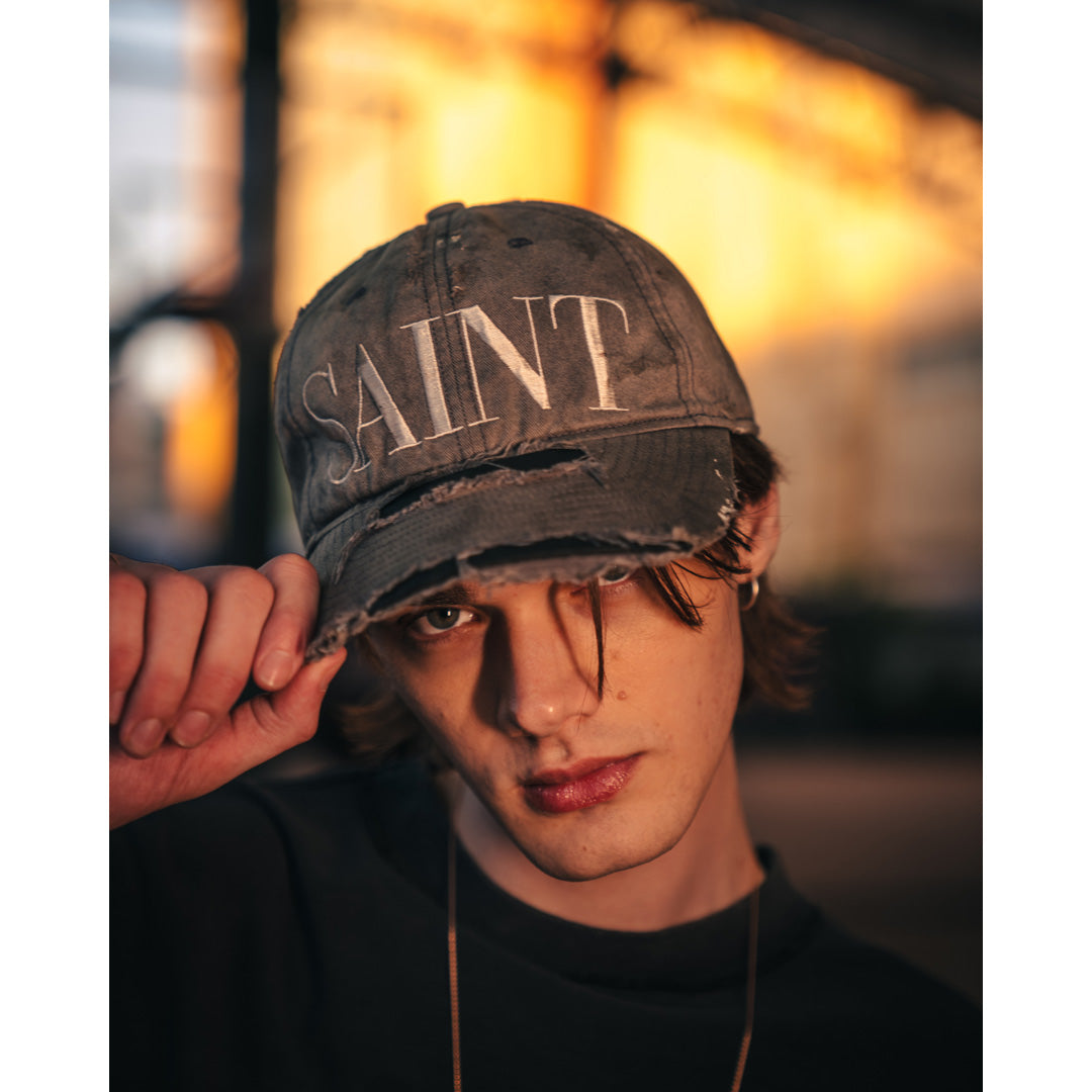 帽子 SAINT Mxxxxxx CAP/SAINT SAINT Mxxxxxx SAINT Cap White / Blue _ FASCINATE Osaka Japan