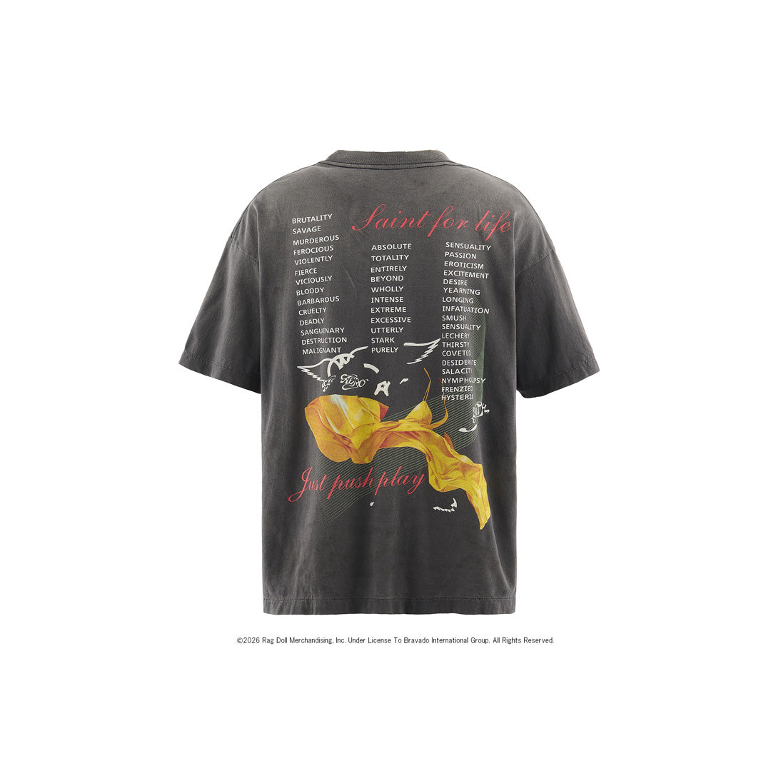 SAINT Mxxxxxx_AEROSMITH S/S T-SHIRT SM-MK8-0000-C25 (SM-MK8-0000