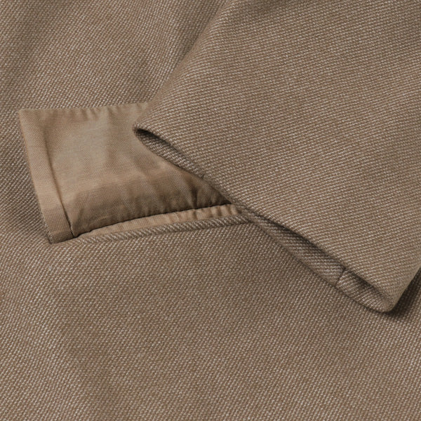 WOOL SILK MELTON SOUTIEN COLLAR COAT