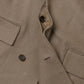 WOOL SILK MELTON SOUTIEN COLLAR COAT