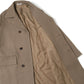WOOL SILK MELTON SOUTIEN COLLAR COAT