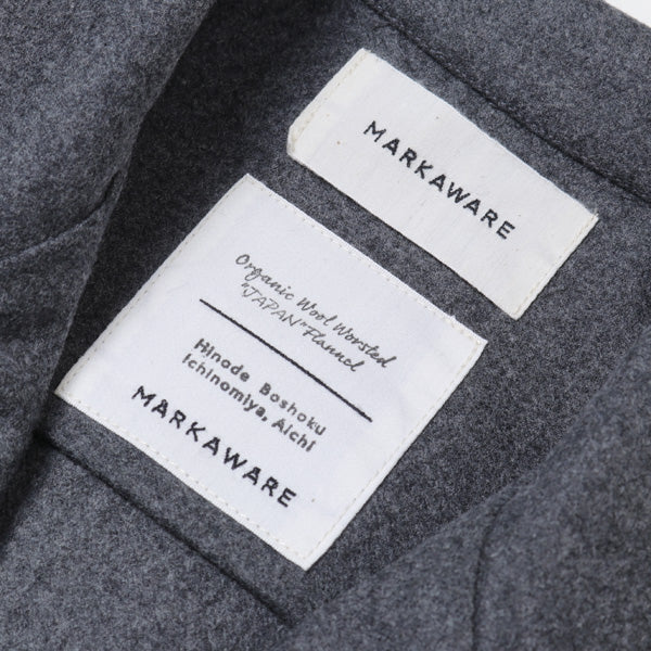 CPO SHIRTS ORGANIC WOOL WORSTED FLANNEL (A18C-07SH01C
