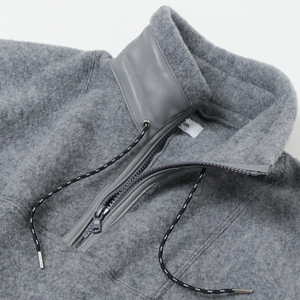 Wool Fleece Half Zip P/O