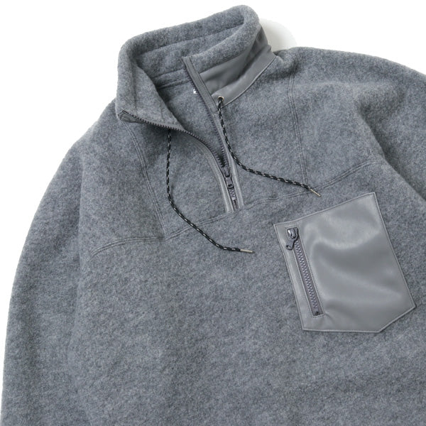 Wool Fleece Half Zip P/O