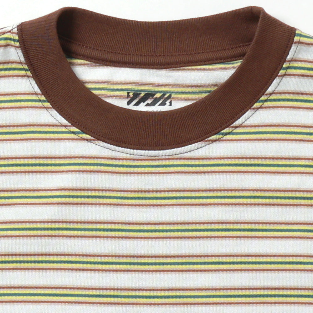 is-ness(イズネス)Balloon Border Long-sleeve T-Shirt (1004AWCS93-D