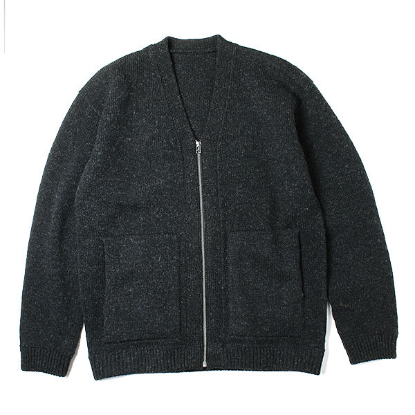 Whole Garment V/N Zip Cardigan