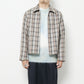 DOUBLE FACE CHECK ZIP BLOUSON