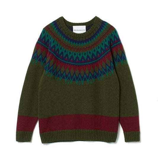 ROULD YOKE MULTI JACQUARD KNIT