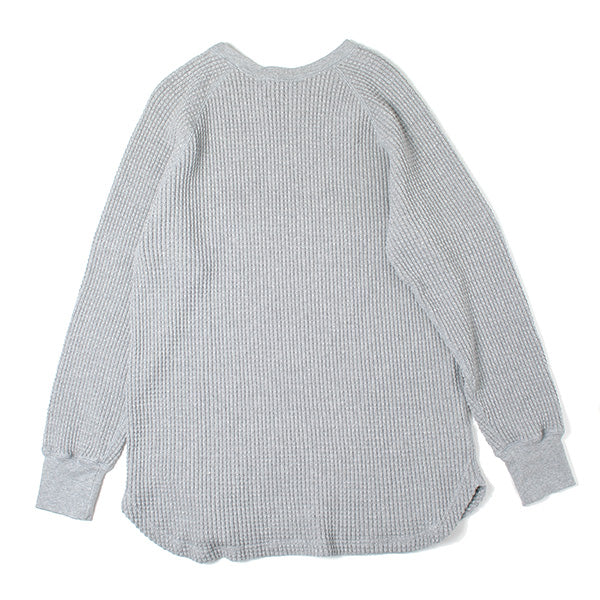 RAGLAN CREW NECK HEAVY WAFFLE